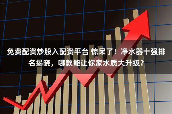 免费配资炒股入配资平台 惊呆了！净水器十强排名揭晓，哪款能让你家水质大升级？